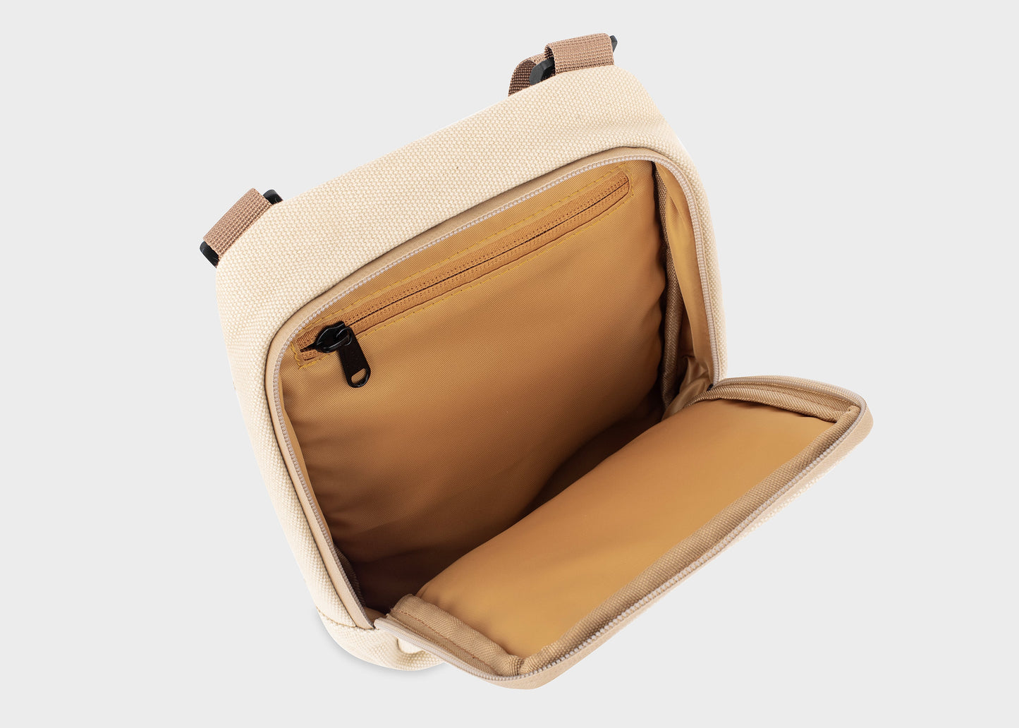 Front/Shoulder Bag - Beige / Green / Black