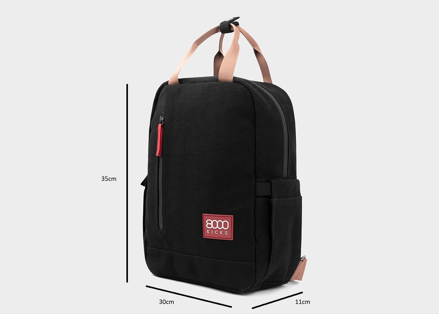 Hemp Backpack in Dark Green - 15L
